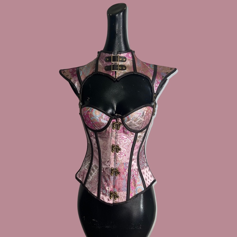 Pink corset